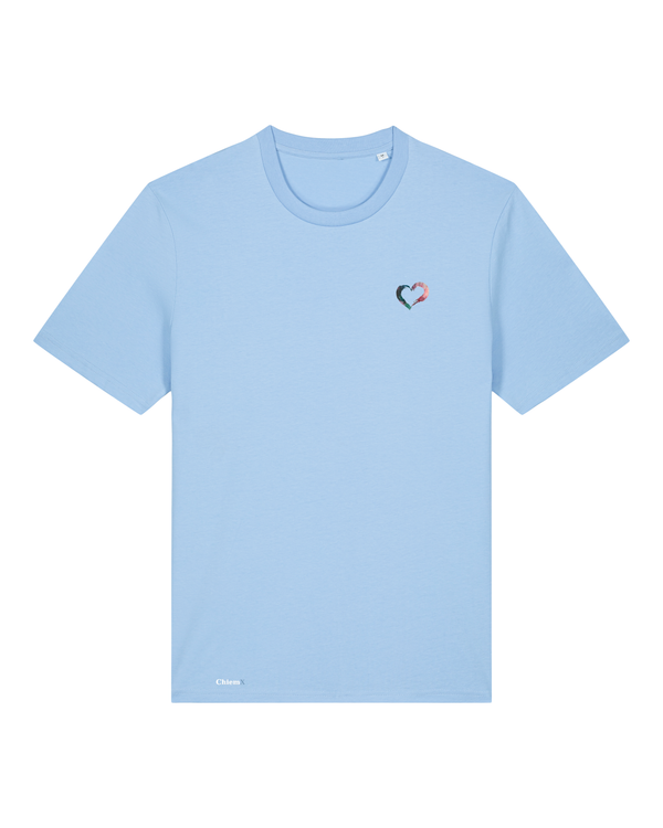 Bio-Baumwolle T-Shirt mit geschwungenem Herz - Arts Edition