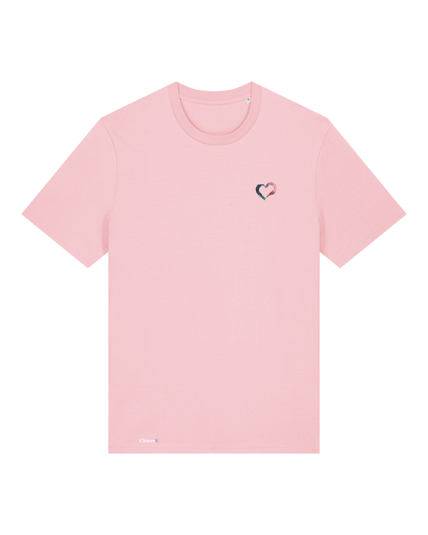 Bio-Baumwolle T-Shirt mit geschwungenem Herz - Arts Edition
