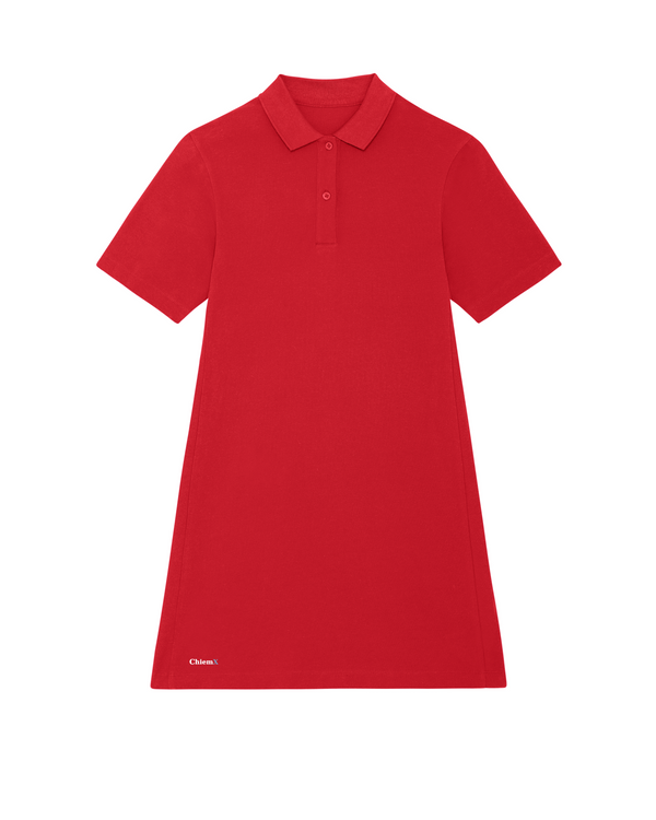 Bio-Baumwolle Polokleid mit Think Big als Backprint - Arts Edition