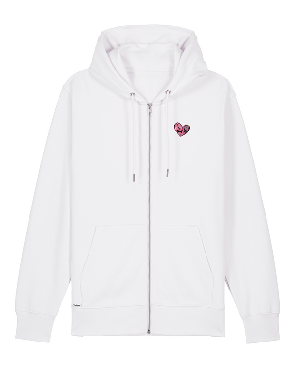 Bio-Baumwolle Zipper mit Think Big Herz - Arts Edition