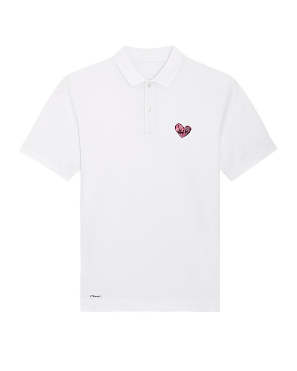 Bio-Baumwolle Polo mit Think Big Herz - Arts Edition
