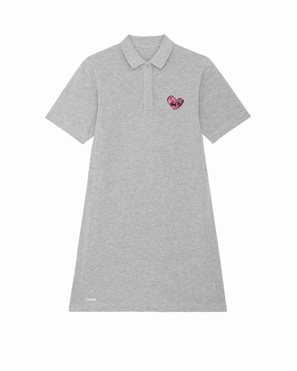 Bio-Baumwolle Polokleid mit Think Big - Arts Edition