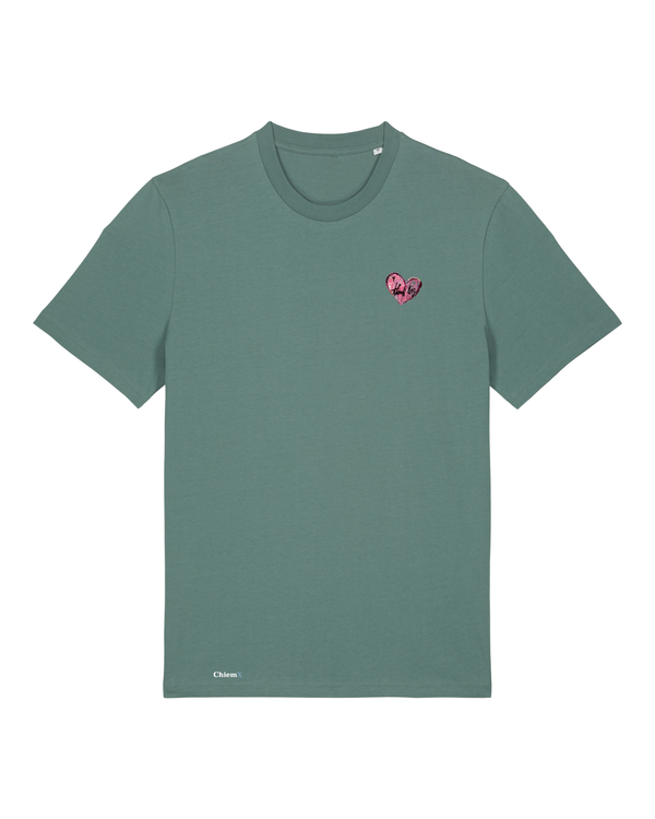 Bio-Baumwolle T-Shirt mit Think Big Herz - Arts Edition