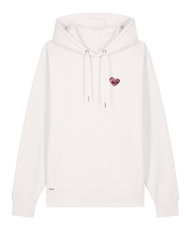 Bio-Baumwolle Hoodie mit Think Big Herz - Arts Edition