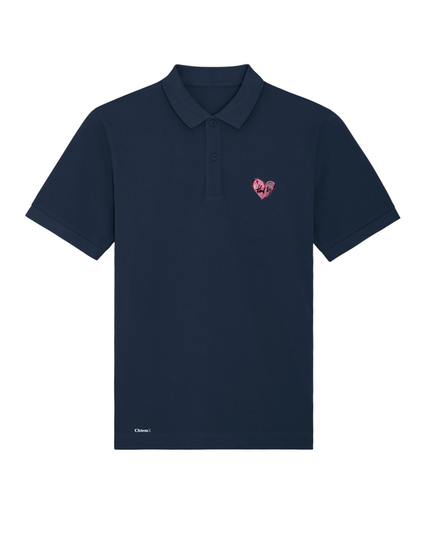 Bio-Baumwolle Polo mit Think Big Herz - Arts Edition