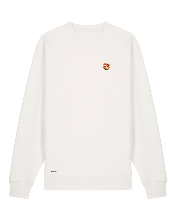 Bio-Baumwolle Sweater mit Breze - Bavarian Edition