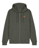 Bio-Baumwolle Zipper mit Breze - Bavarian Edition
