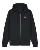 Bio-Baumwolle Zipper mit Breze - Bavarian Edition