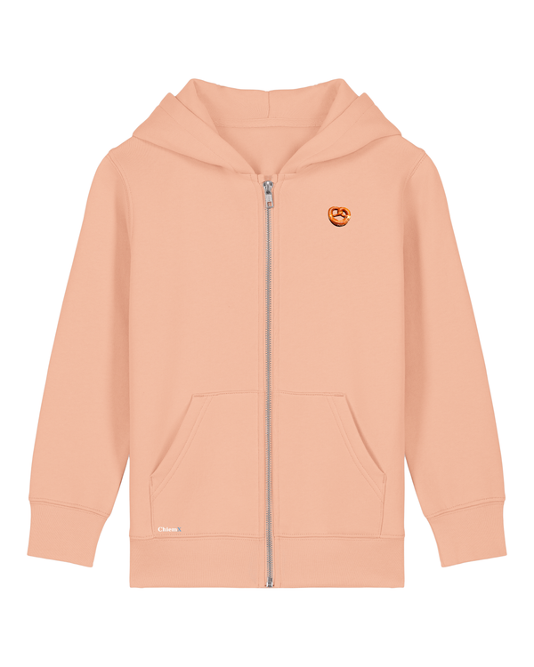 Bio-Baumwolle Kinder Zipper mit Breze - Bavarian Edition