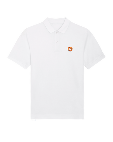 Bio-Baumwolle Polo mit Breze - Bavarian Edition
