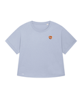 Bio-Baumwolle Frauen Oversized Shirt mit Breze - Bavarian Edition