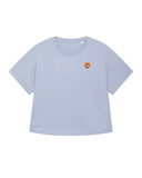 Bio-Baumwolle Frauen Oversized Shirt mit Breze - Bavarian Edition