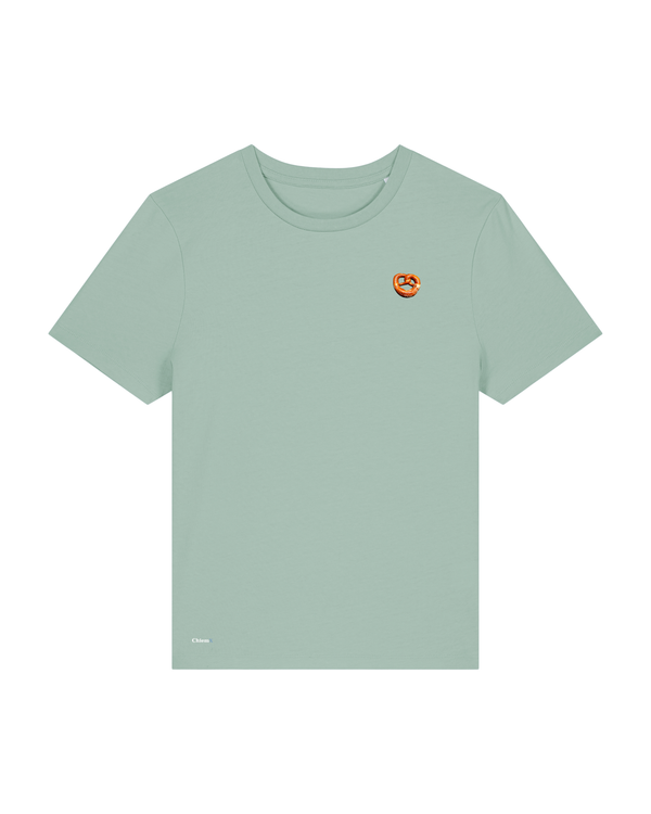 Bio-Baumwolle Frauen T-Shirt mit Breze - Bavarian Edition