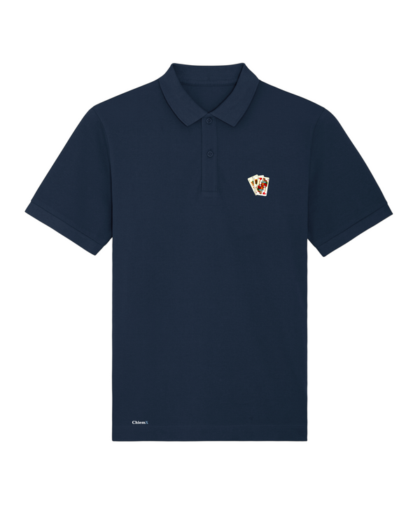 Bio-Baumwolle Polo mit Wattkarten - Bavarian Edition