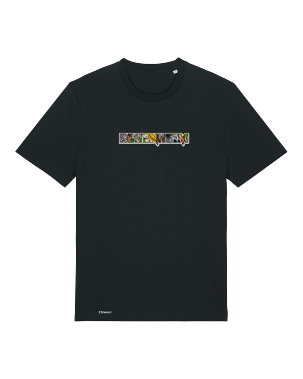 Bio-Baumwolle T-Shirt mit kunstvollem Rosenheim - City Edition
