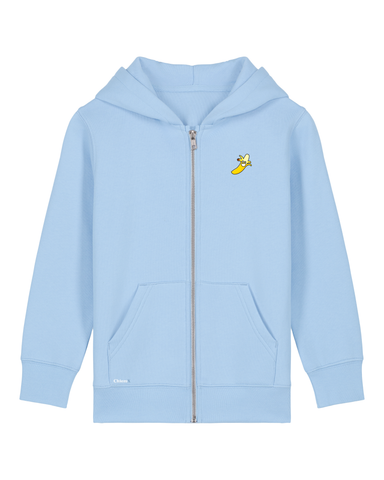 Bio-Baumwolle Kinder Zipper mit Banane - Fruits Edition