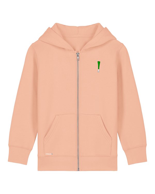 Bio-Baumwolle Kinder Zipper mit Lauch - Fruits Edition