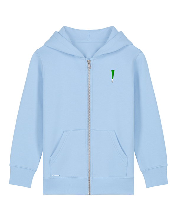 Bio-Baumwolle Kinder Zipper mit Lauch - Fruits Edition