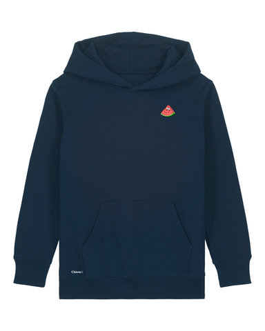 Bio-Baumwolle Kinder Hoodie mit Melone - Fruits Edition