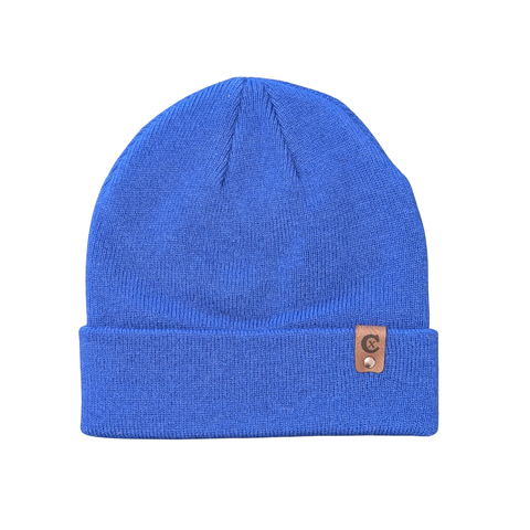 Kinder Beanie - Royalblau