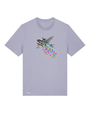 Bio-Baumwolle T-Shirt mit "Schmeißt Konfetti. Keine Bomben." - Special Edition
