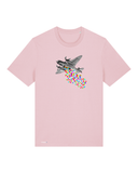 Bio-Baumwolle T-Shirt mit "Schmeißt Konfetti. Keine Bomben." - Special Edition