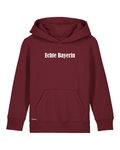 Bio-Baumwolle Kinder Hoodie mit "Echte Bayerin" - Special Edition