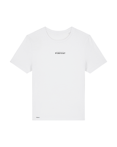 Bio-Baumwolle Frauen T-Shirt mit "Ganz & Garnicht PERFEKT"- Special Edition