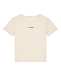 Bio-Baumwolle Frauen Rundhals T-Shirt mit "Ganz & Garnicht PERFEKT" - Special Edition