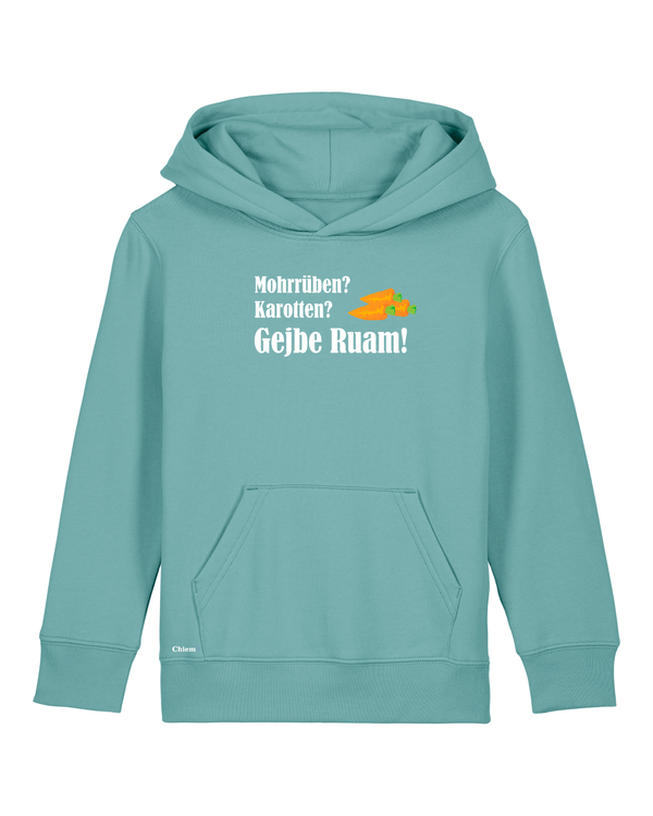 Bio-Baumwolle Kinder Hoodie mit "Gejbe Ruam" - Special Edition
