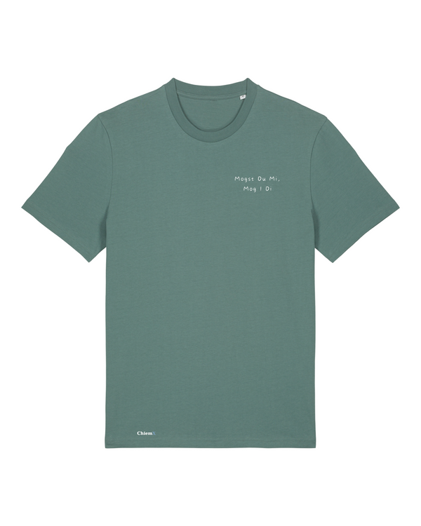 Bio-Baumwolle T-Shirt mit Mogst Du Mi, Mog I Di - Special Edition