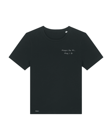Bio-Baumwolle Frauen T-Shirt mit "Mogst Du Mi, Mog I Di"- Special Edition