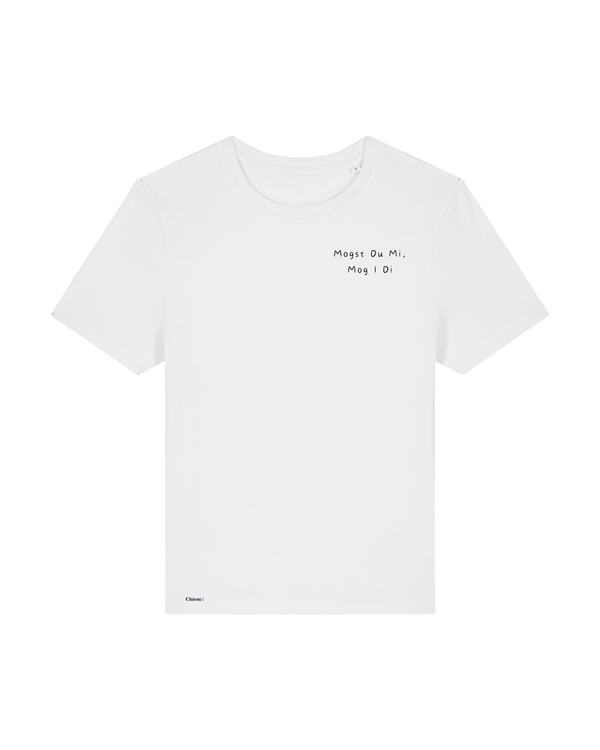 Bio-Baumwolle Frauen T-Shirt mit "Mogst Du Mi, Mog I Di"- Special Edition