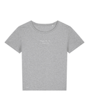 Bio-Baumwolle Frauen Rundhals T-Shirt mit "Mogst Du Mi, Mog I Di" - Special Edition
