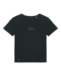 Bio-Baumwolle Frauen Rundhals T-Shirt mit "Mogst Du Mi, Mog I Di" - Special Edition