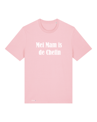Bio-Baumwolle Kinder T-Shirt mit "Mei Mam is de Chefin" - Special Edition