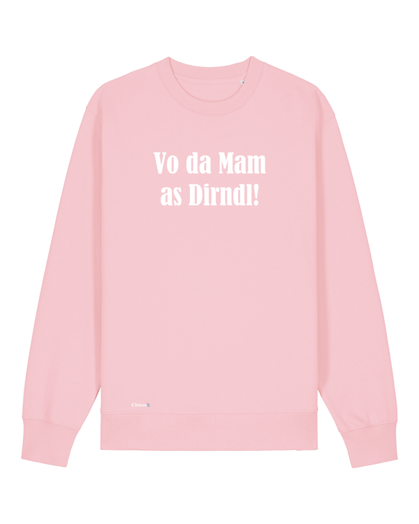 Bio-Baumwolle Kinder Sweater mit "Vo da Mam as Dirndl" - Special Edition