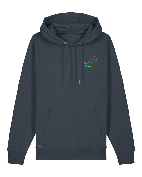 Bio-Baumwolle Hoodie mit Kiter - Sport Edition