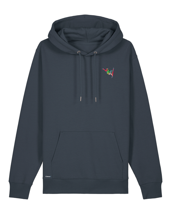 Bio-Baumwolle Hoodie mit Snowboarder - Sport Edition