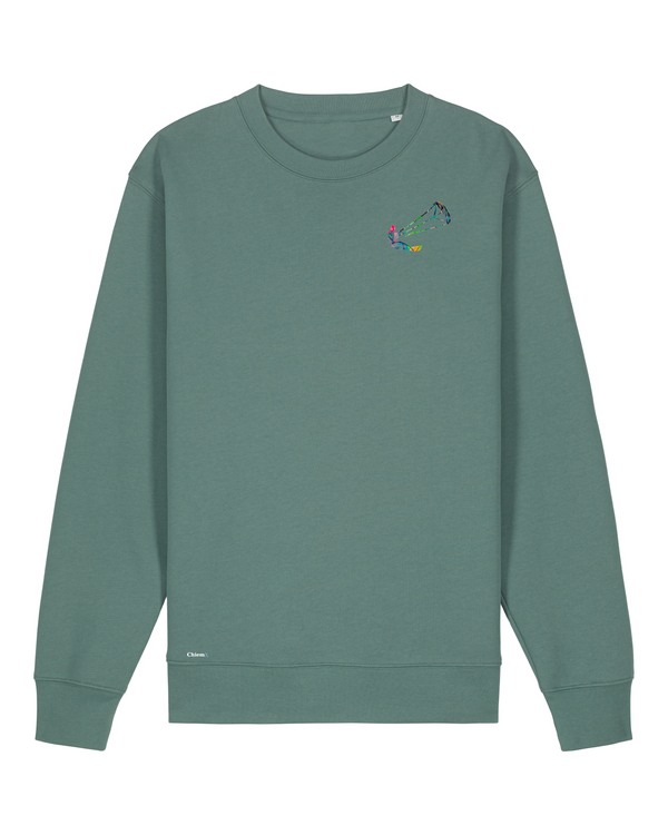 Bio-Baumwolle Sweater mit Kiter - Sport Edition