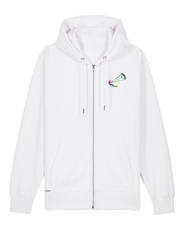 Bio-Baumwolle Zipper mit Kiter - Sport Edition