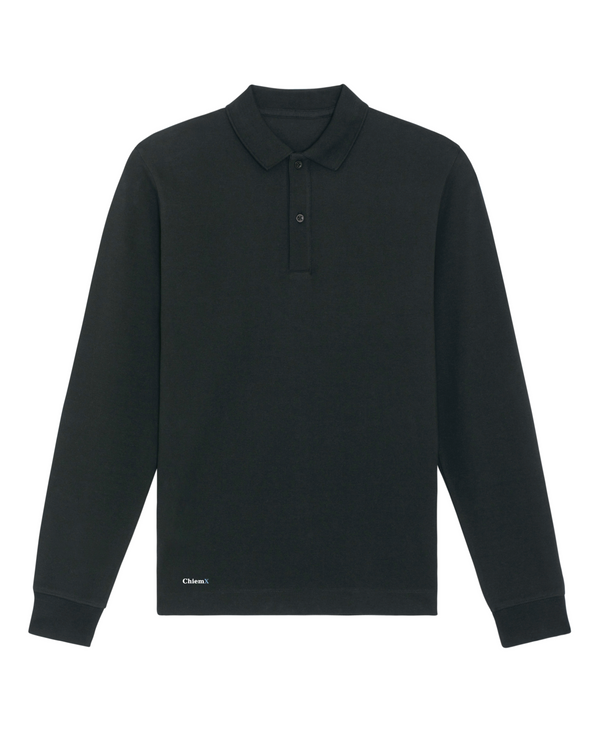 Bio-Baumwolle Langarm Poloshirt - X Edition